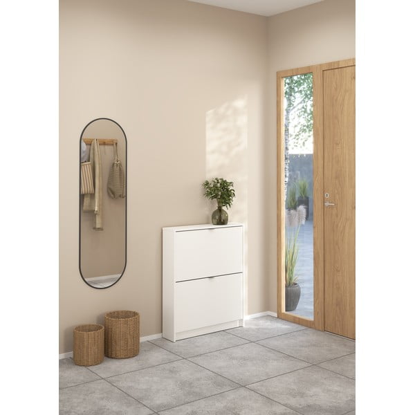 Бяла накланяща се стойка за обувки Shoes – Tvilum-image-1