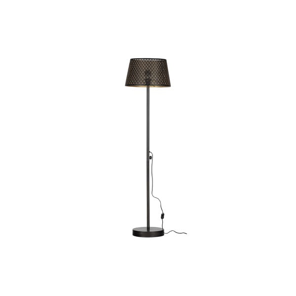 Черна подова лампа , ø 42 cm Kars - WOOOD