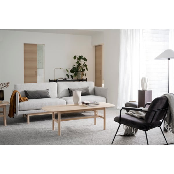 Светлосив вълнен килим 340x240 cm Auckland - Rowico-image-4