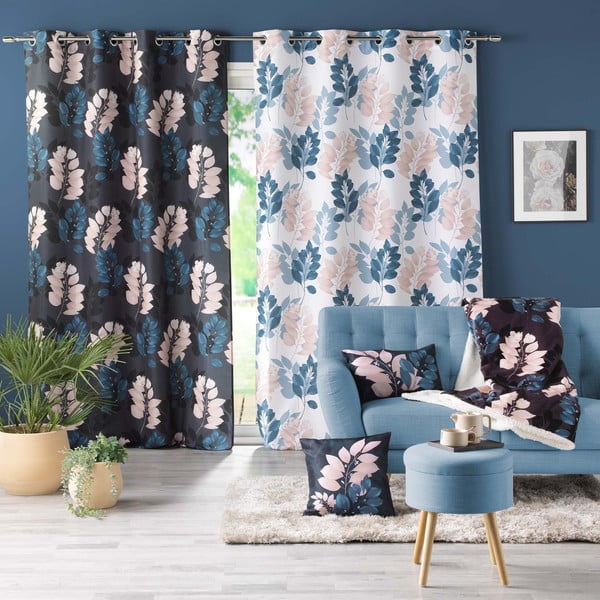Тъмносиньо перде 140x260 cm Belline – douceur d'intérieur-image-3
