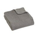 Сиво одеяло от шерпа 130x160 cm Sherpa Bouclé – Casa Selección