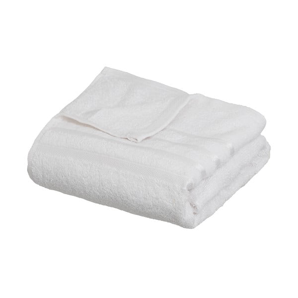 Бяла памучна хавлиена кърпа от тери 70x140 cm Simple – Casa Selección
