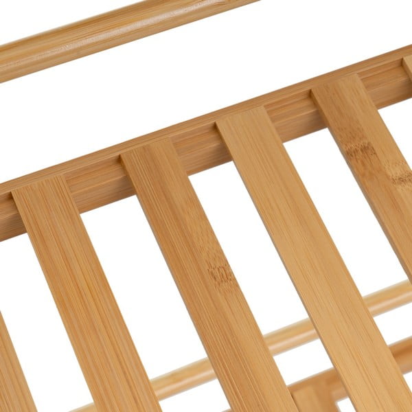 Бамбуков подвижен стелаж в естествен цвят 44x75 cm – Casa Selección-image-4