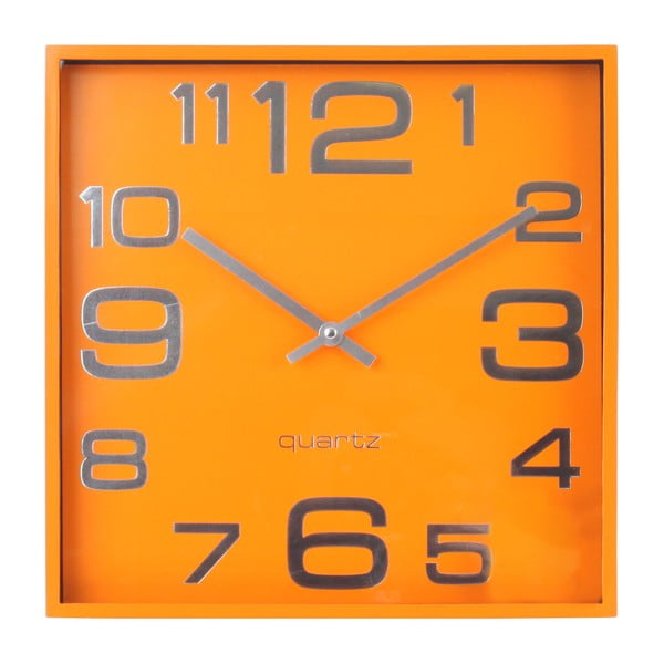 Nástěnné hodiny Plastic Orange