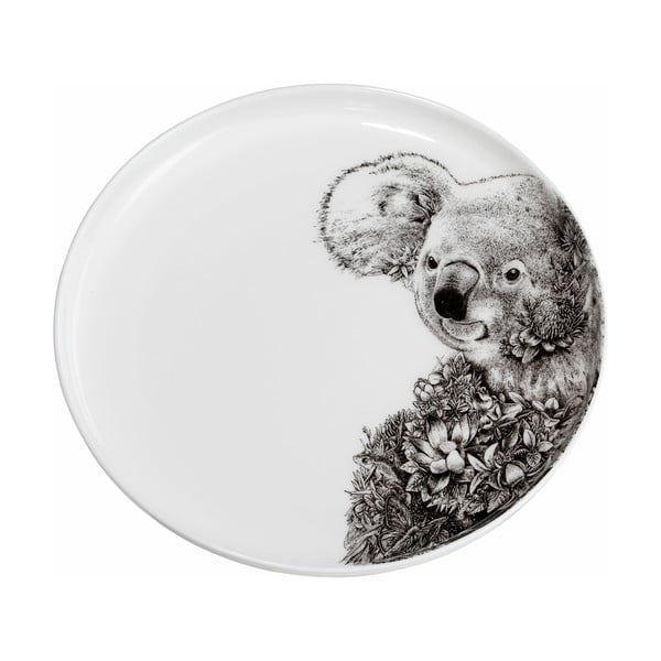 Бяла порцеланова чиния Marini Ferlazzo Koala, ø 20 cm - Maxwell & Williams