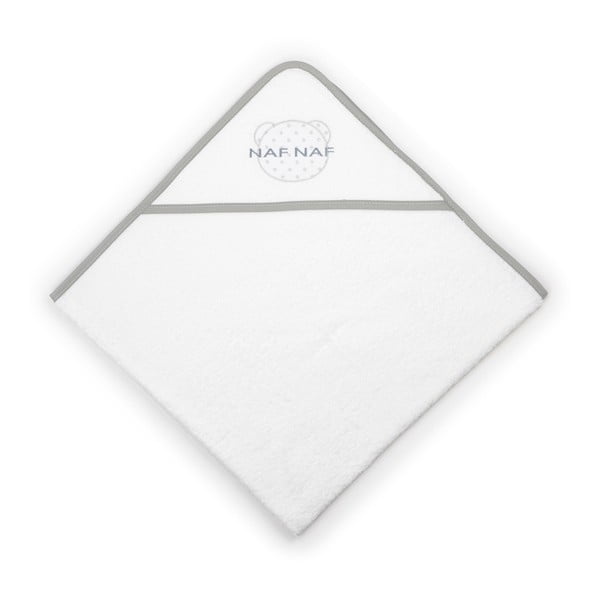 Детска хавлиена кърпа с качулка от 100% памук "Имало едно време", 100 x 100 cm - Naf Naf