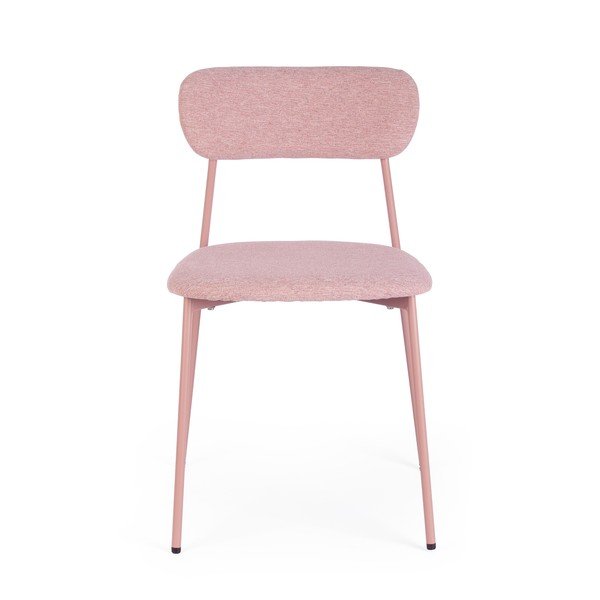 Розов тапициран трапезен стол Inka – Yes Everyday-image-2