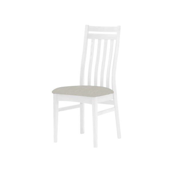 Bílo-šedá jídelní židle Canett Geranium