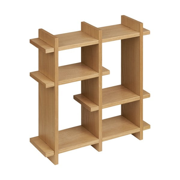 На няколко нива стенен рафт от декор от дъб  в естествен цвят 40 cm Olsberg – House Nordic-image-3