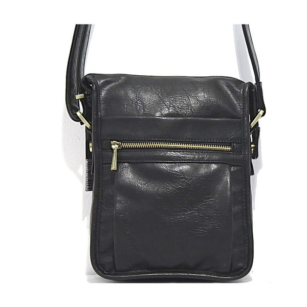 Чанта за рамо - черна, 19x26 cm - Bobby Black