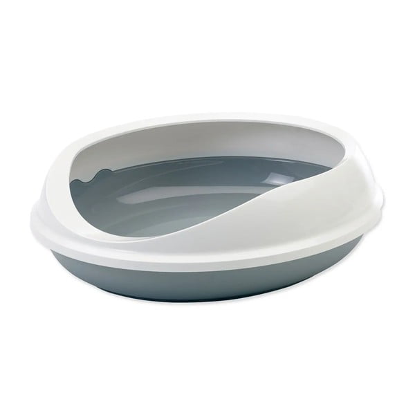 Бяло-сива котешка тоалетна 49x55 cm Savic Figaro - Plaček Pet Products