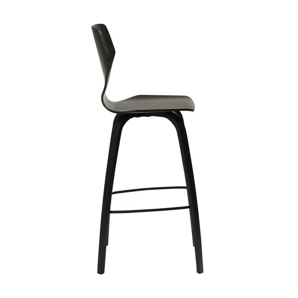Черен бар стол (височина на седалката 75 cm) S.I.T – DAN-FORM Denmark-image-3