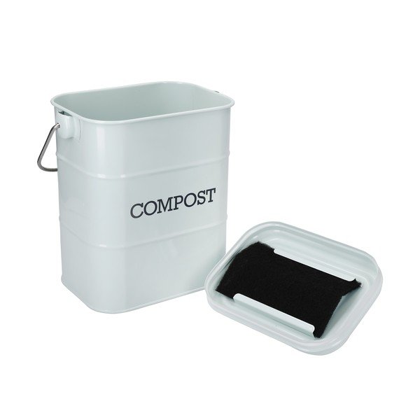 Черен контейнер за компостируеми отпадъци Living Nostalgia - Kitchen Craft-image-2