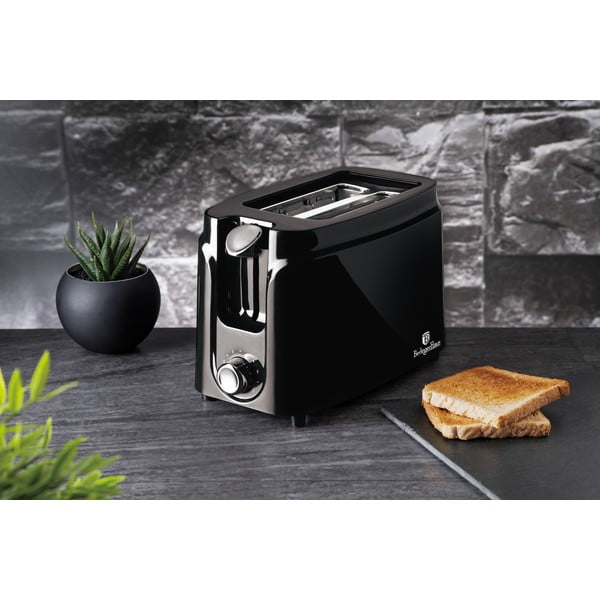 Черен тостер Black Silver Collection - BerlingerHaus-image-1