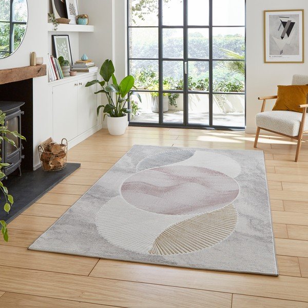 Килим в светлосиньо и светлорозово 160x230 cm Creation – Think Rugs-image-1