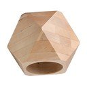 Стенна лампа от масивна дървесина в естествен цвят Vige – Sollux