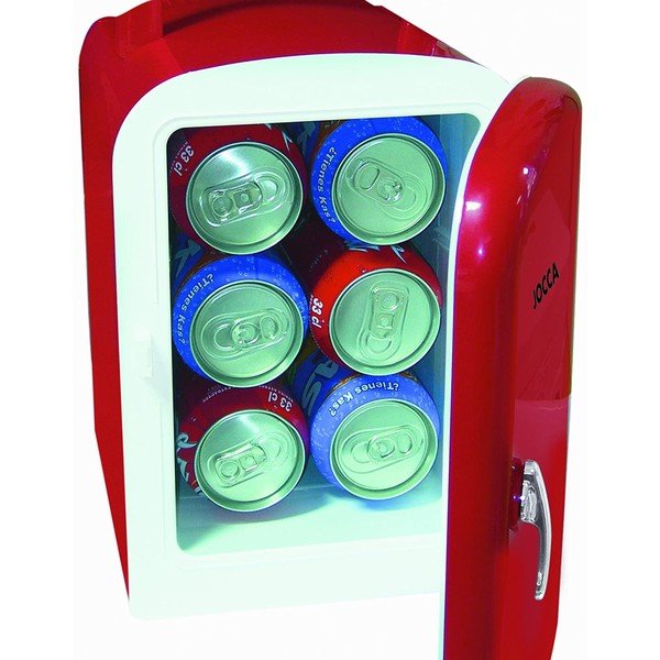 Червен преносим мини хладилник, 4 л - JOCCA-image-2