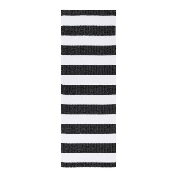 Черно-бял килим, подходящ за употреба на открито , 70 x 100 cm Birkas - Narma