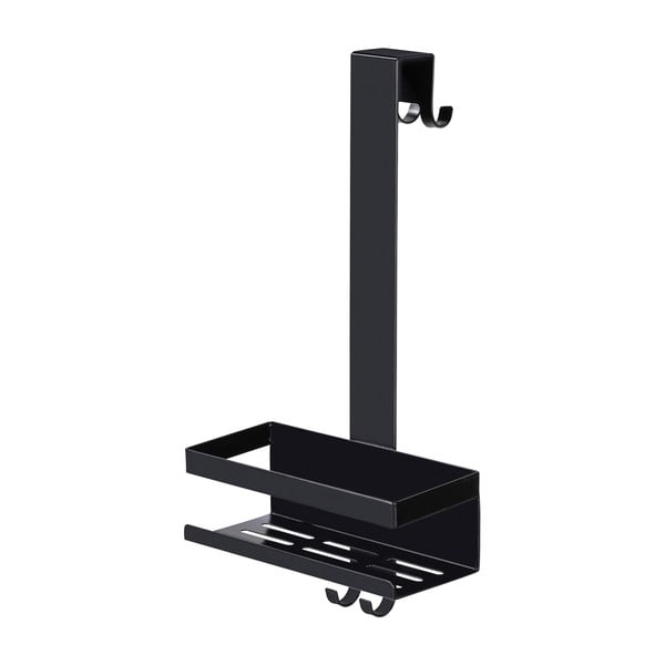 Черен висящ рафт за баня от неръждаема стомана Bribano – Wenko