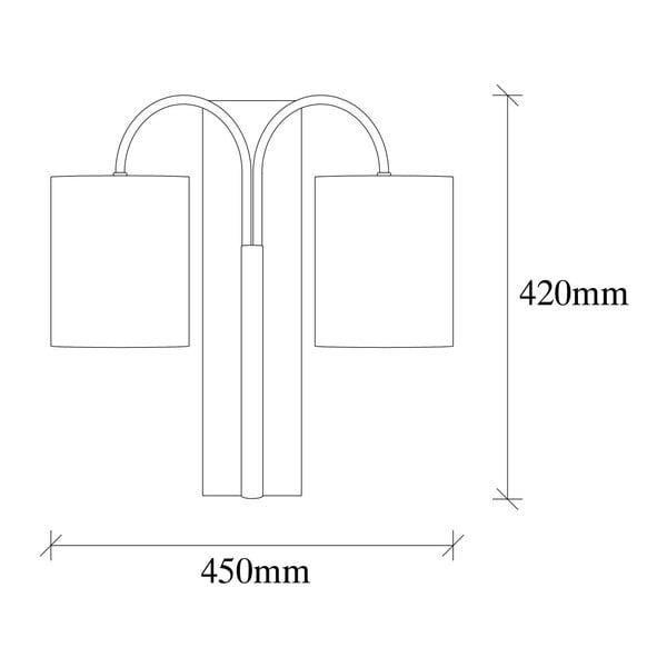 Черна метална стенна лампа Opviq lights Aristo - Opviq lights-image-3