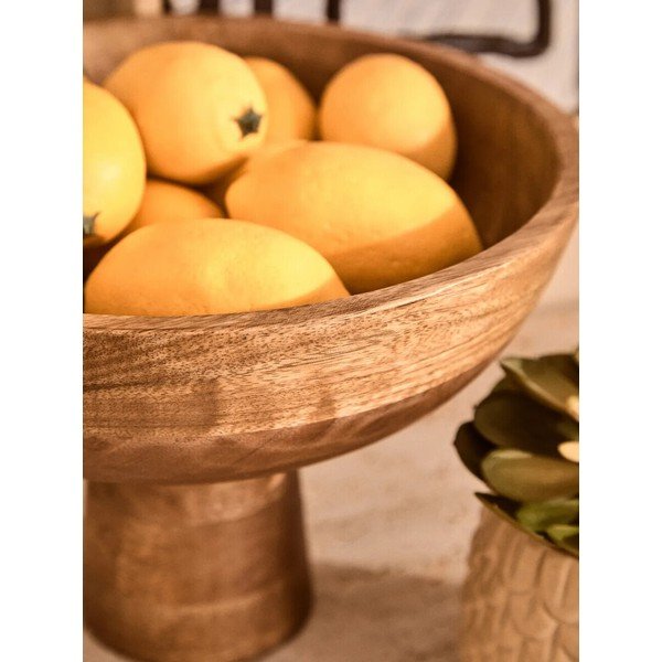 Дървена купа в естествен цвят ø 27 cm Kara – Premier Housewares-image-1