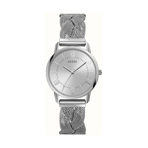 Дамски часовник в сребристо с каишка от неръждаема стомана W1143L1 - Guess