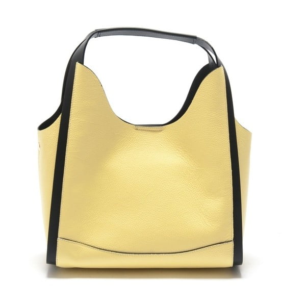 Žlutá kožená kabelka Isabella Rhea Ravenea