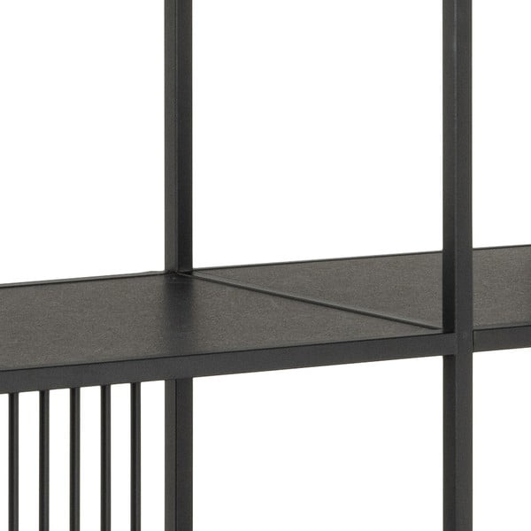 Черна библиотека 120x185x35 cm Strington – Actona-image-4