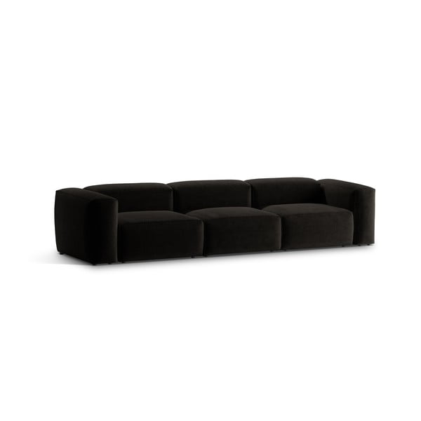 Черен диван 364 cm Bergamo – Cosmopolitan Design-image-2