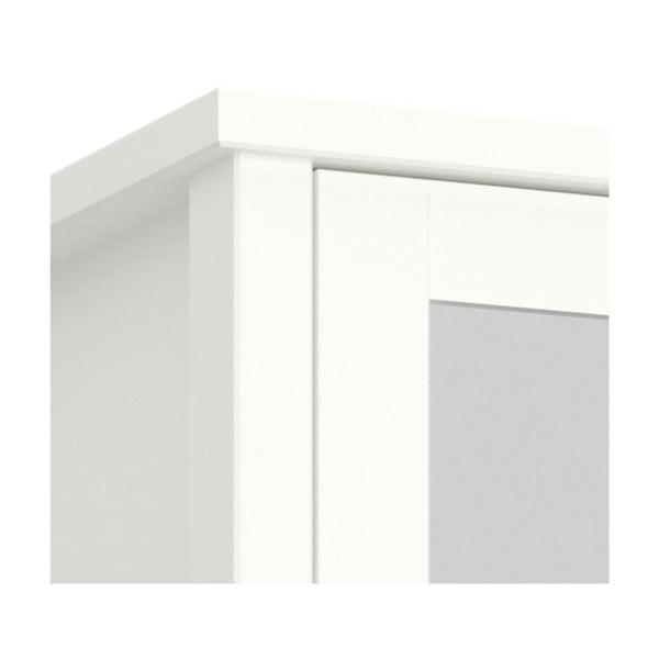 Сив гардероб с огледало 49x195 cm Tromsö - Tvilum-image-1