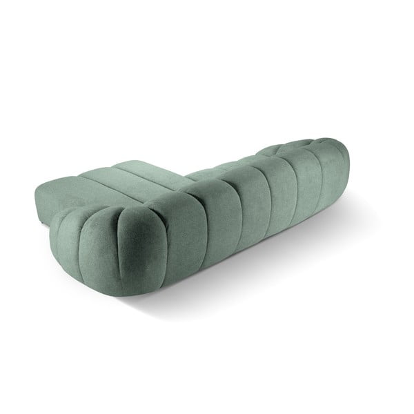 Светлозелен ъглов диван (десен ъгъл) Diana – Micadoni -image-3