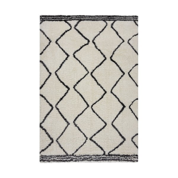Бял килим 200x290 cm Riad Berber – Flair Rugs