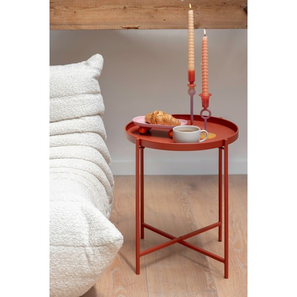 Метална кръгла странична масичка ø 40 cm Meseta  – Leitmotiv-image-1