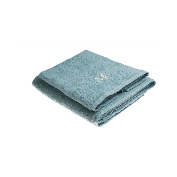 Комплект от сини хавлии и кърпи за баня Samantha - Unknown