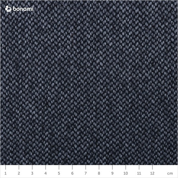 Тъмносиньо тапицирано двойно легло с място за съхранение и решетка 140x200 cm Arendal - Cosmopolitan Design-image-1