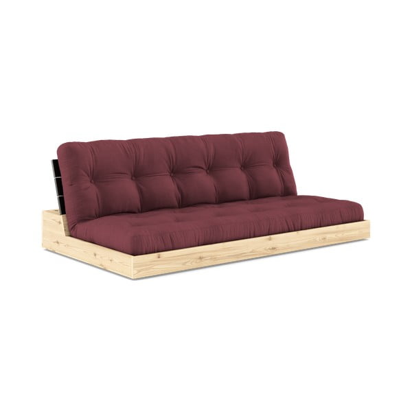 Разтегателен диван в цвят бордо 196 cm Base – Karup Design
