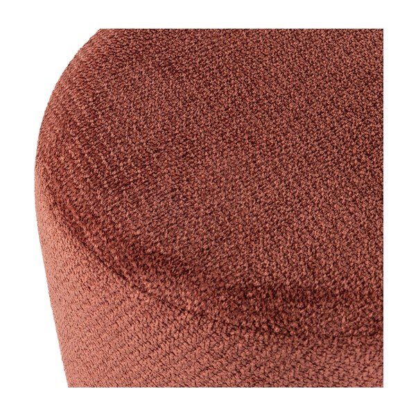 Червена табуретка от прежда с примки от букле Islen – WOOOD-image-4