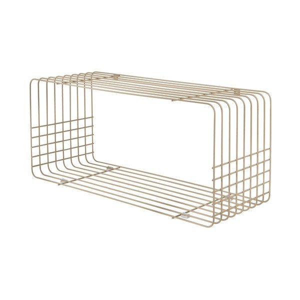 Бежов на няколко нива метален стенен рафт 70 cm Wire – Mette Ditmer Denmark