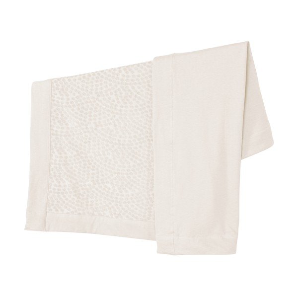 Кремаво бебешко одеяло 80x80 cm Seashells – Roba-image-1