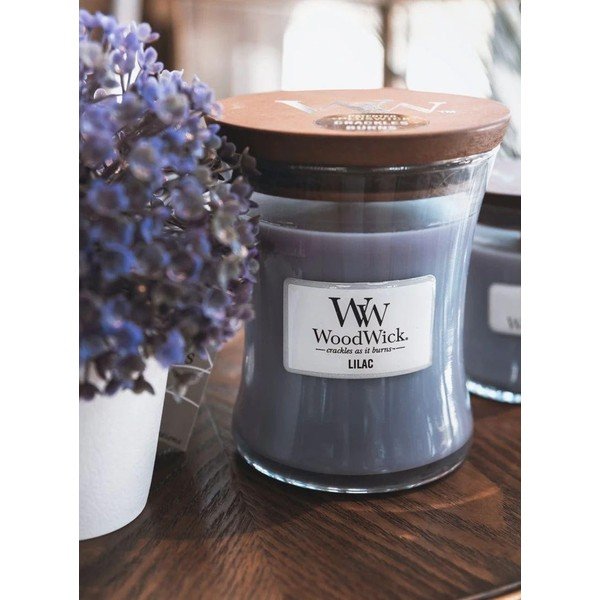 Свещ с аромат на люляк, 55 часа горене Lilac - WoodWick-image-1