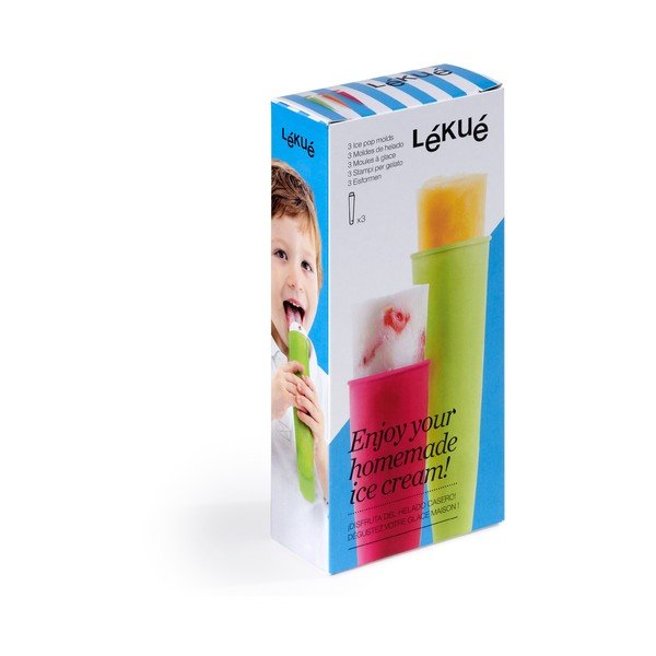 Комплект от 3 силиконови форми за сладолед Pop - Lékué-image-2