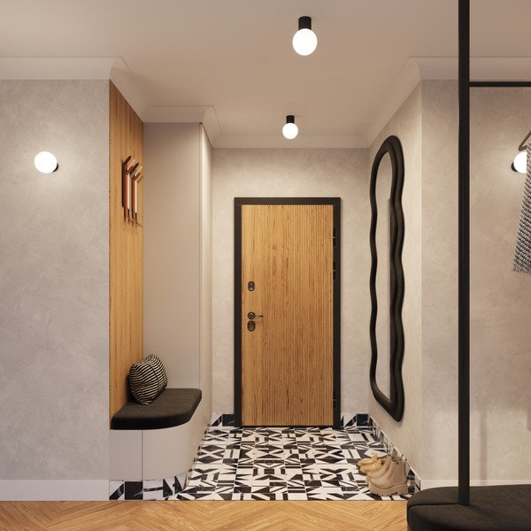 Черно осветително тяло за таван със стъклен абажур ø 12 cm Orbital – Sollux-image-2