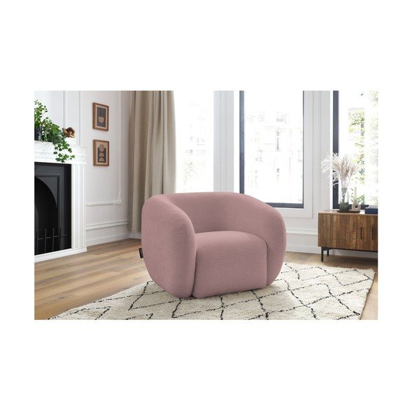 Светлорозово кресло Celine – Bobochic Paris-image-1