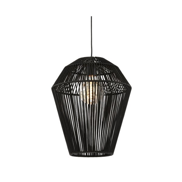Черна лампа за таван ø 38 cm Deya - Light & Living