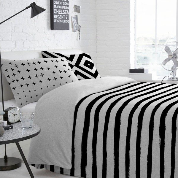 Памучна завивка Stripes, 200 x 200 cm Nordica - Blanc-image-4