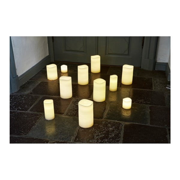 LED свещ с таймер , ⌀ 10 см - Villa Collection-image-1