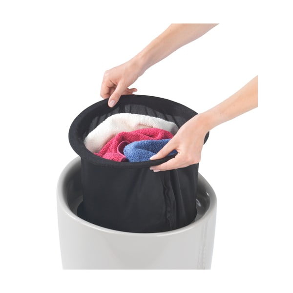 Кафяво-сив пластмасов кош за пране 20 l Candy – Wenko-image-3