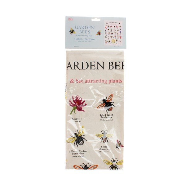 Памучна кърпа за съдове 50x70 cm Garden Bees – Rex London-image-2