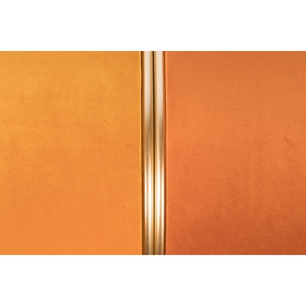 Оранжева кадифена табуретка Bubbly – White Label-image-4