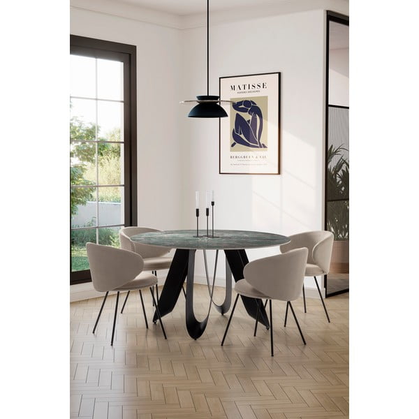 Кръгла трапезна маса ø 135 cm Aila – Marckeric-image-1